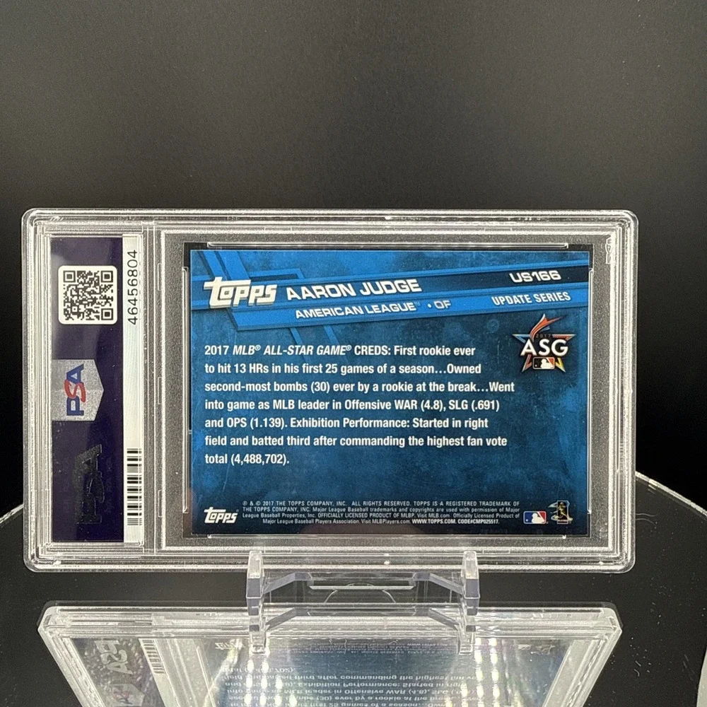 2017 Topps Chrome Update Aaron Judge RC Rookie PSA 10 GEM MINT
